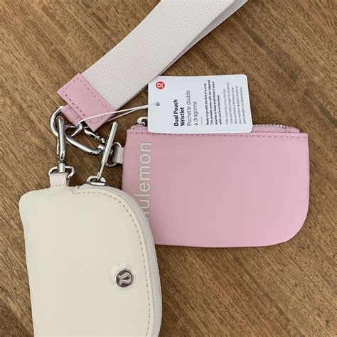 Lululemon <strong>Dual Pouch Wristlet</strong> 💚 Emerald Mint Green 💚 NWT NEW!* Ships SAME DAY⚡. . Dual pouch wristlet white opalpink peony